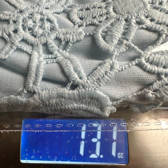 Lulus Dress Womens Large Light Blue Lace Romance Language Open Back Whimsy Party - Picture 13 of 13